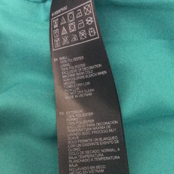 Forever 21 Contemporary US Medium Aqua and black belted skirt 💕 - Picture 7 of 8